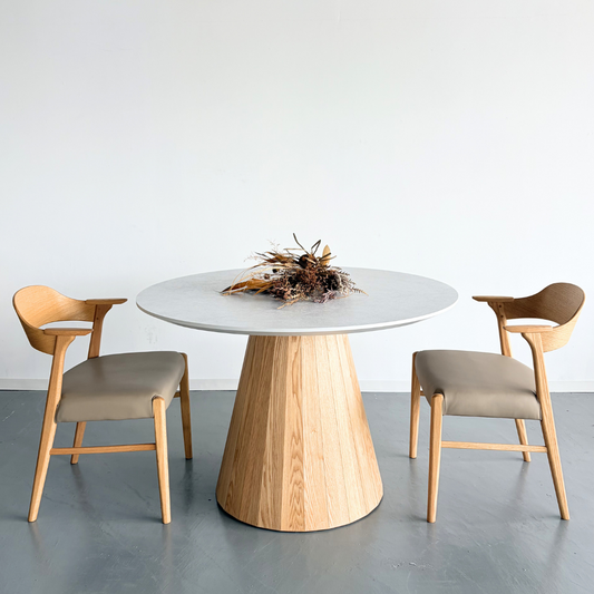 Melamin Round Table -Flower-
