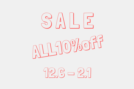 SALE 全品10％OFF開催中