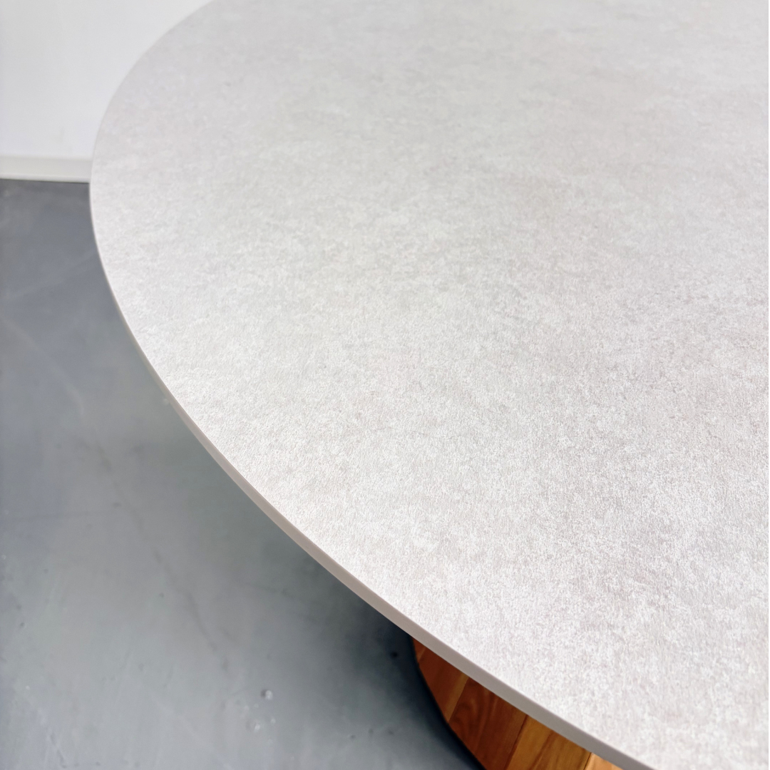 Melamin Round Table  -Flower-