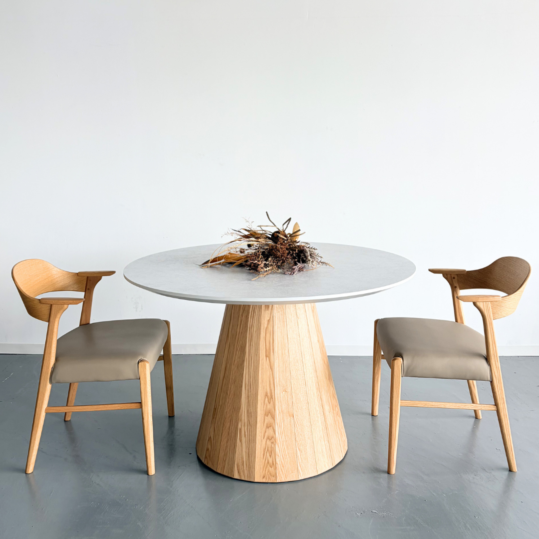 Melamin Round Table  -Flower-