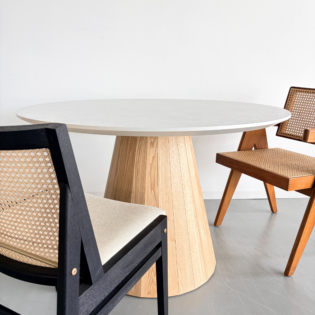 Melamin Round Table  -Flower-