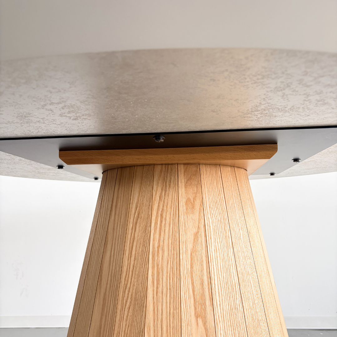 Melamin Round Table  -Flower-