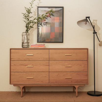 JULIE LOWCHEST W.oak  -Damege品 -
