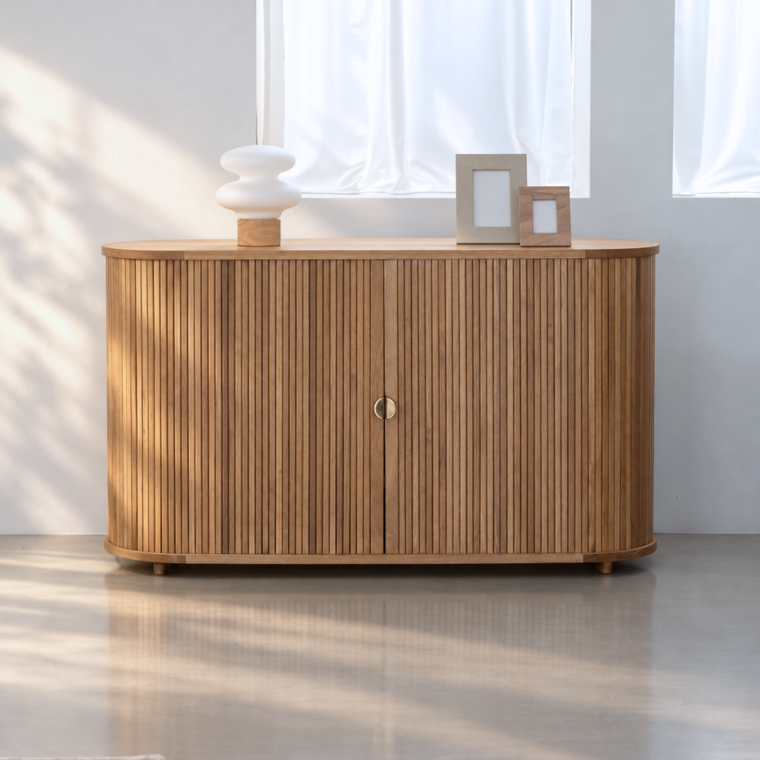 RIB Wood Sideboard  "LILY"