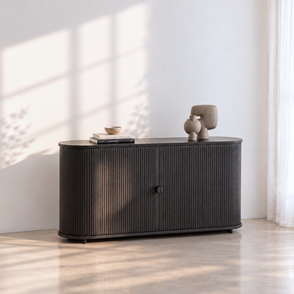 RIB Wood Sideboard  "LILY"