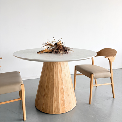 Melamin Round Table  -Flower-