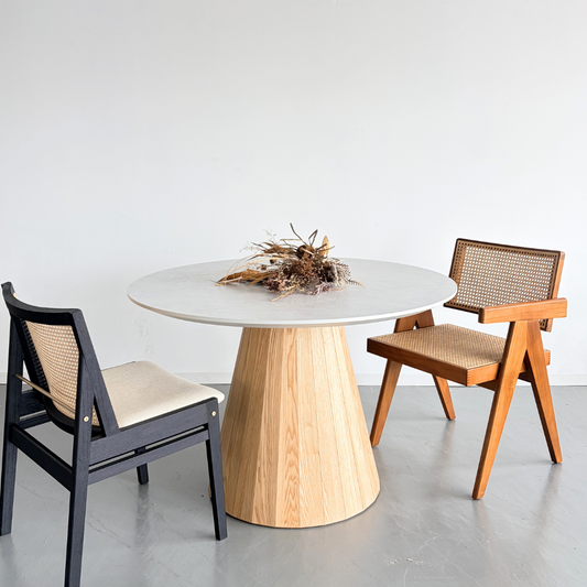 Melamin Round Table  -Flower-