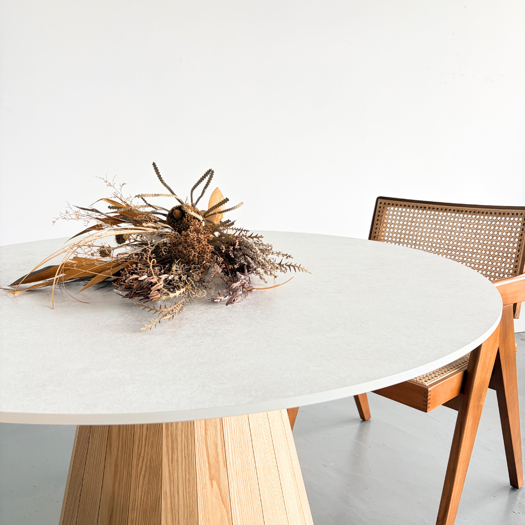 Melamin Round Table  -Flower-