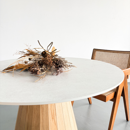 Melamin Round Table  -Flower-