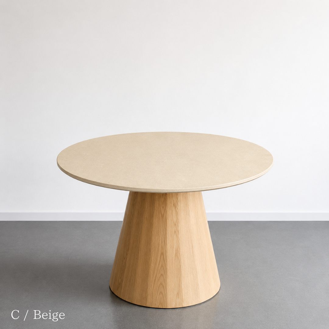 Melamin Round Table  -Flower-
