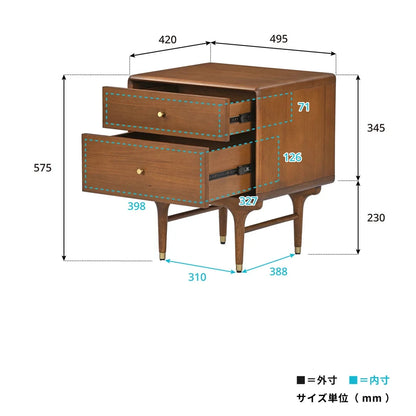 JULIE BEDSIDE TABLE Damege品